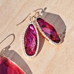 Pink Drop Jewel Earring
